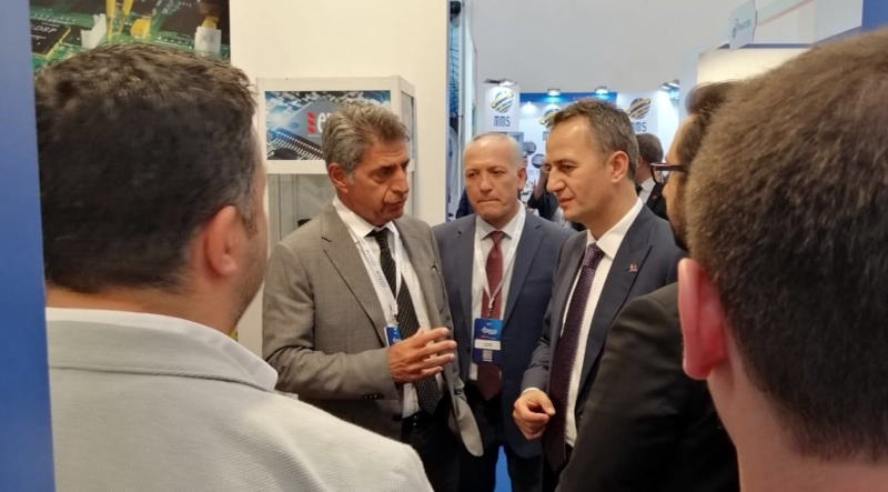Aselsan Co. Chairman of the Board, Doctor Haluk GÖRGÜN visited our stand.
