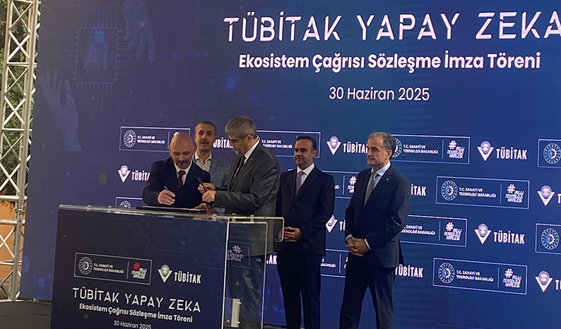 TÜBİTAK Yapay Zeka Ekosistem Çağrısı İmza Töreni