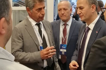 Aselsan Co. Chairman of the Board, Doctor Haluk GÖRGÜN visited our stand.